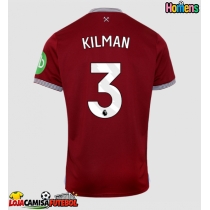 Camisa de Futebol West Ham United Max Kilman #3 Equipamento Principal 2025-26 Manga Curta